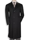 Black Cashmere Overcoat