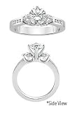 1 1/3 ct. tw. Diamond Engagement Ring in 14K White Gold