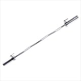 Cap Barbell Solid Curl Bar with Collars