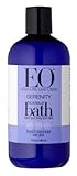 EO Serenity Bubble Bath, French Lavender with Aloe, 12-Ounce Bottles, (Pack of 3)