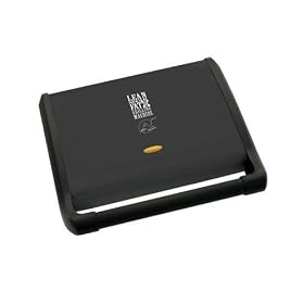 George Foreman GRV120B 120-Inch Non-Stick Indoor Grill with Extended Handle, Black