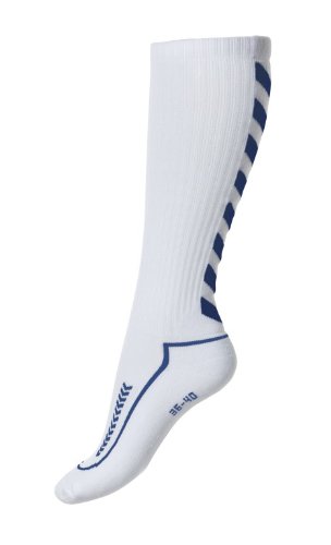 hummel Kinder Advanced long Indoor Socke, weiss / blau, 32 - 35 ( 8 ), 21-059, 9368 Preisvergleich