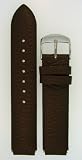 Fits Philip Stein Size 1 18mm Dark Chocolate Brown Calf Leather Watchband with Spring Bars By JP Leatherworks