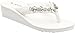 Coloriffics Women's Hilary Thong Sandal,White,9 M US