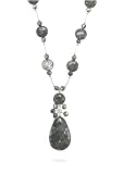 16 Seraphinite Drop Necklace