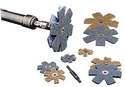 Superior 28847 17 Pc Kit Polish & Deburring Stars
