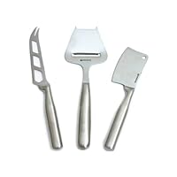 Swissmar Stainless Steel 3-Piece Cheese Knife Set