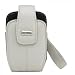 Electronics : BlackBerry 8800 Lambskin Leather Pouch w Carrying Strap - White