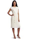 Donna Morgan Women's Mushroom Pleated Slim Dress