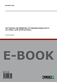 Die Funktion des Hässlichen im Expressionismus und in der frühen Lyrik Gottfried Benns