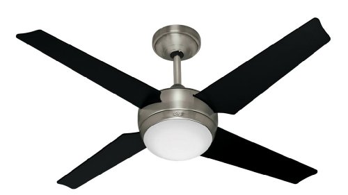 Hunter Fans 21585 52″ Sonic Contemporary Energy Star Brushed Nickel Ceiling Fan w/ Light & Remote