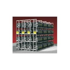 Reifenregal,Grund,Blockregal,HxFachBxT 3360x840x2190mm,5 Ebenen,Fachl. 150kg