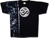 OM Aum Yoga Meditation Symbol X-Ray Adult Tie Dye T-shirt