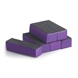 Star Nails Sanding Blocks Purple 60 & 100 Grit Fine Pack of 6