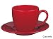 Waechtersbach Fun Factory Jumbo Cup & Saucer, Set of 2, Cherry