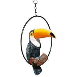 Teagan the toucan statue home garden sculpture tropical