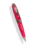 Image of LABAN,HOT PINK, RESIN & PLATINUM,COMPACT, BALLPOINT PEN