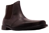 Hush Puppies Mens Lithium Dark Brown Slip On Lether Dealer Ankle Boots