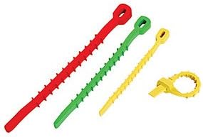 Q-Knot Cable Tie 25Pcs Assorted