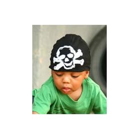 Pink Axle Black Hat White Skull, Available in Multiple Sizes