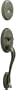 Schlage FA358WKF620 Wakefield Exterior Handleset with Deadbolt, Antique Pewter