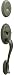 Schlage FA358WKF620 Wakefield Exterior Handleset with Deadbolt, Antique Pewter