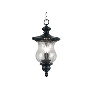 Kenroy Home 80534ORB Gregorian Two-Light Medium Hanging Lantern with 7-Inch Seeded... by Kenroy Home