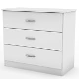South Shore Libra Collection 3-Drawer Chest, White