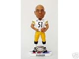 SUPER BOWL XL CHAMP PITTSBURGH STEELERS RARE FARRIOR #51 Ring Bobblehead