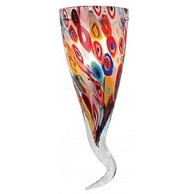 Little Horn Multi Colored Glass Shade