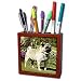   - Dogs Pug - Fawn Pug - Tile Pen Holders-5 inch tile pen holder