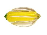Glass Fruit and Vegetable Starfruit Yellow