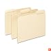 Pendaflex Essentials File Folders, 1/3 Cut, Top Tab, Letter, Manila, 100 Per Box, (752 1/3)
