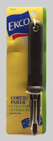 EKCO 1045654/03340 Stainless Steel Blade Apple Corer - 6.625 Inch - Pack Of 3