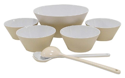 サラダボウルセット 4ｐｃｓ アイボリー CLV-153