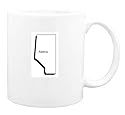 Mug with alberta, map, canada, outline, province