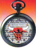 Chicago Bulls Collectible Pocket Watch or Desk Clock