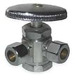 Industrial Grade 1RWG7 Supply Stop, Multi Turn, Inlet 1/2 In