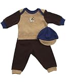 : Preemie-Yums Puppy Dog Long Johns & Cap