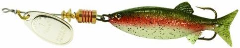 Mepps C1M-SRBT Comet Mino Bait ( Silver/Rainbow) by Sheldons Inc