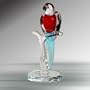 Crystal Red Parrot on a Limb #5849-R