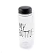 Lowpricenice Fashion Portable Clear My Bottle Sport Plastic Fruit Juice Water Cup 500ML