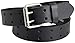 Dickies Work Belt for Men - Leather with Double Prong Buckle for Jeans and Heavy Duty Construction,Black,38
