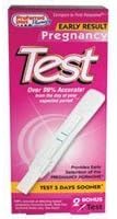 Early Result Pragnancy Test, 1+1 Bonus test - 1 ea by PREFFERED PLUS PRODUCTS
