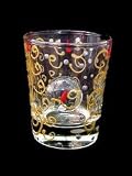 Celebration Design - Hand Painted - Collectible Shot Glass - 2 oz.