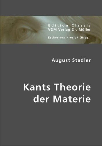 Kants Theorie der Materie
