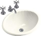 KOHLER K-2217-96 Linia Self-Rimming Lavatory, Biscuit