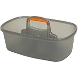 Casabella Rectangular Storage Caddy, Graphite