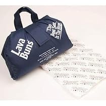 Lava Buns Heated Seat Cushion (Navy) (12"H x 17"W)