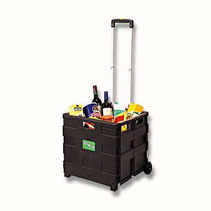 Einkaufs-/Transport-Trolley mit Faltbox, mit 